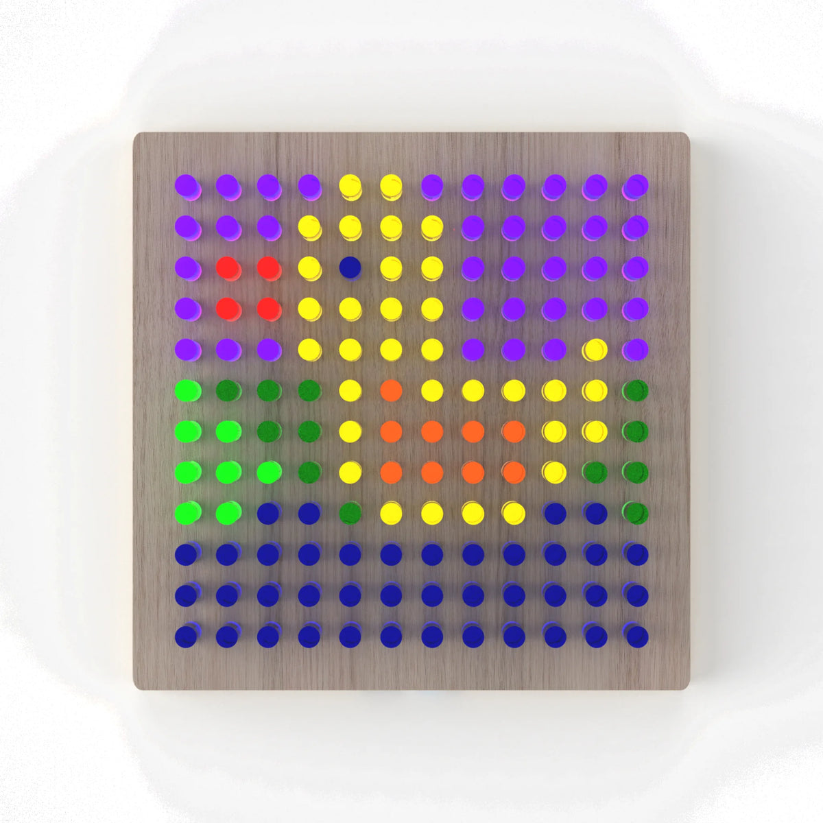 LiteZilla 24-inch Lite Brite Light Wood activity board with colorful Lite pegs