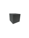 Black 6" foam pit cubes