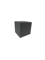 Black 6" foam pit cubes