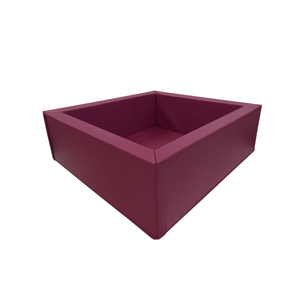 empty Plum foam pit for a playroom