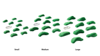 Climbing Wall Holds - Curated Set of 30