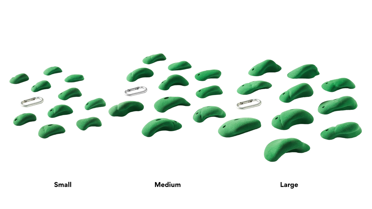 Climbing Wall Holds - Curated Set of 30