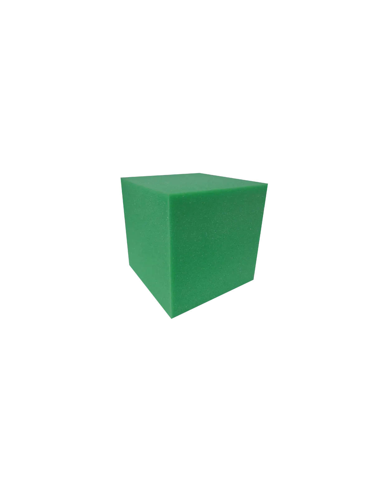 Green 6" foam pit cubes