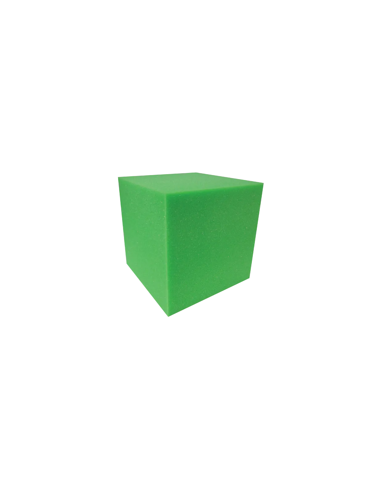 Lime Green 6" foam pit cubes