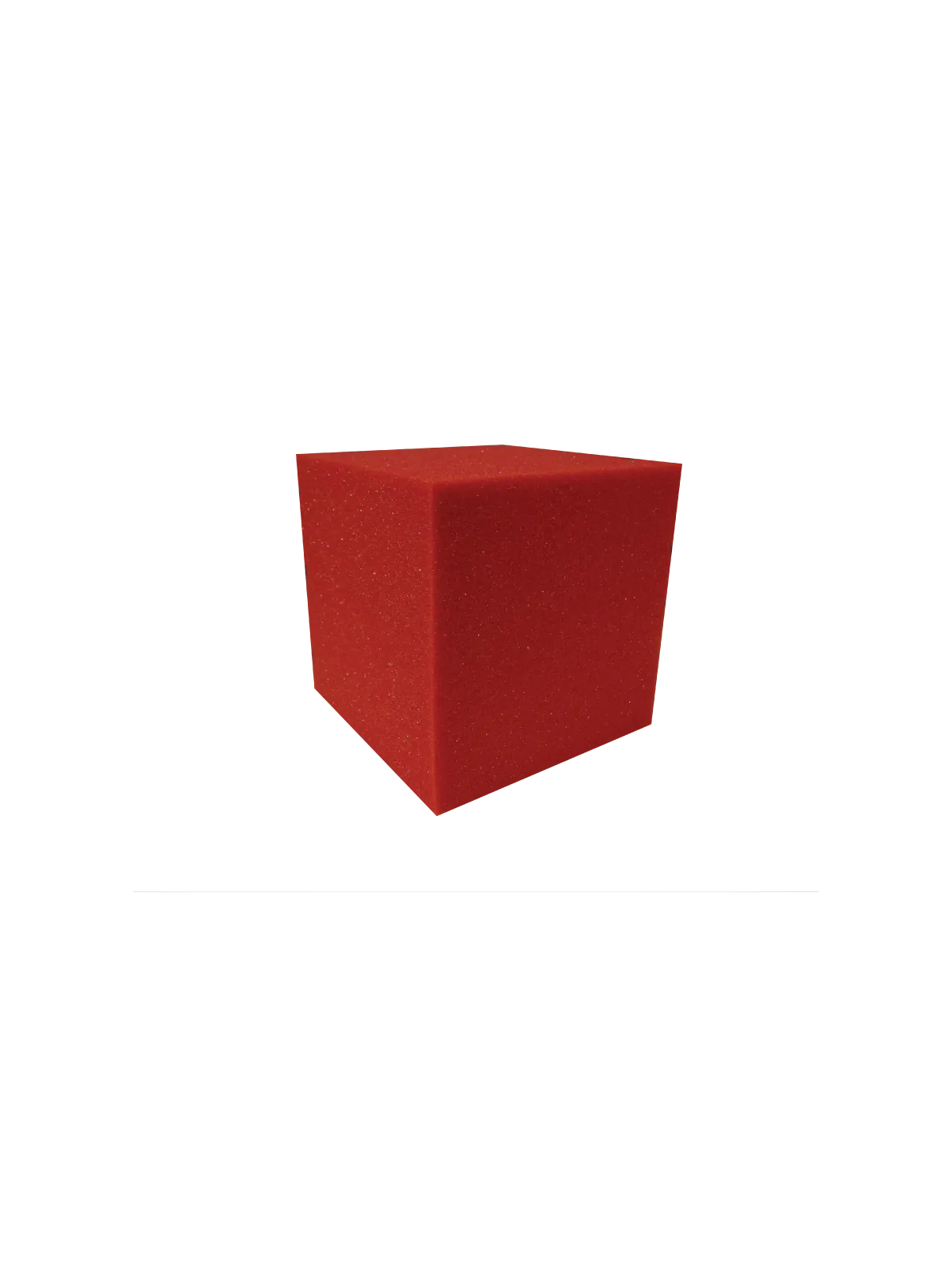 Red 6" foam pit cubes