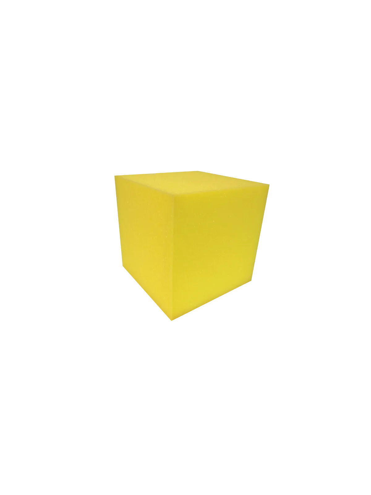 Yellow 6" foam pit cubes