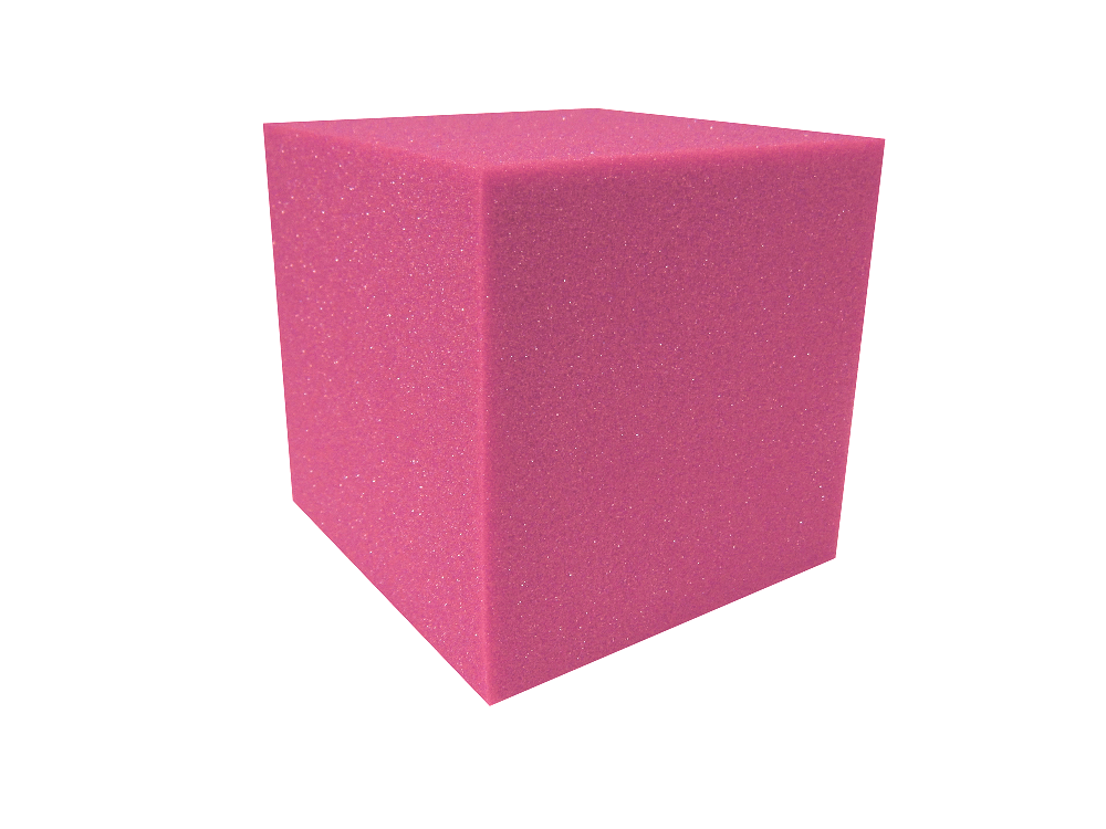Pink 6" foam pit cubes